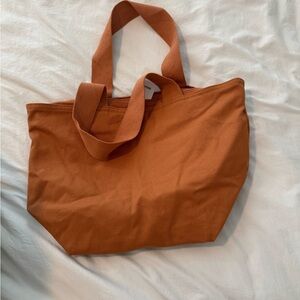 BAGGU Orange canvas Tote Bag